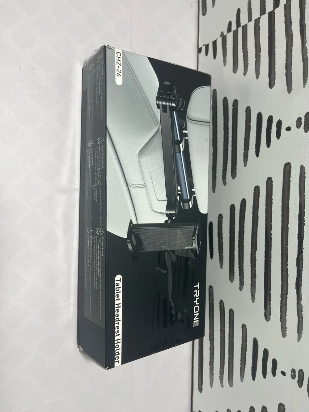 Universal Car Headrest Phone & Tablet Mount - Black